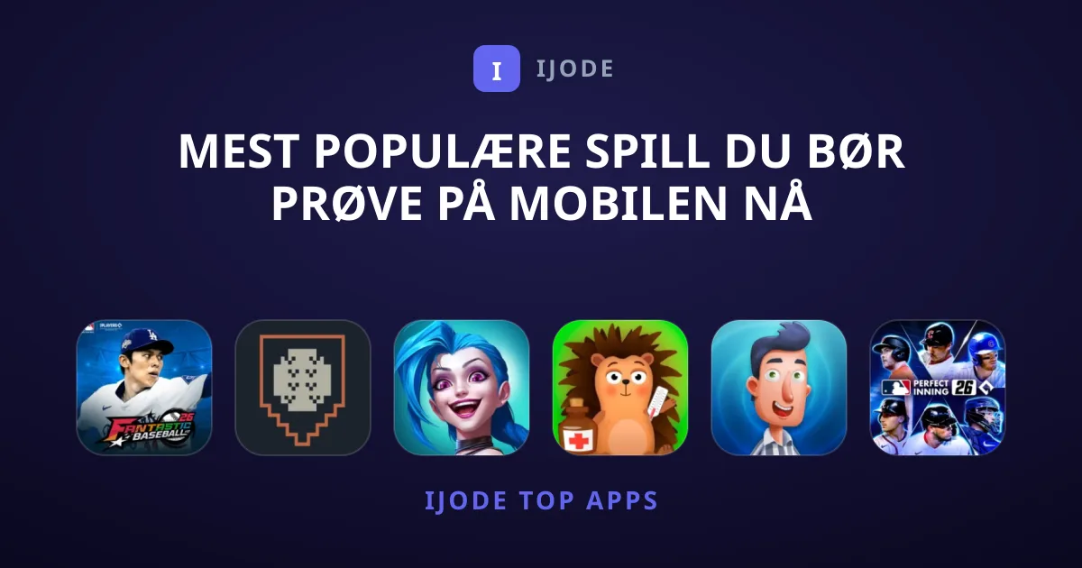 Mest Populære Spill Du Bør Prøve På Mobilen Nå
